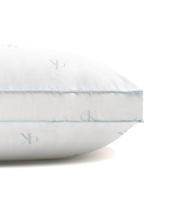 Monogram Logo Density Collection Cotton X-Firm Pillow, Standard/Queen